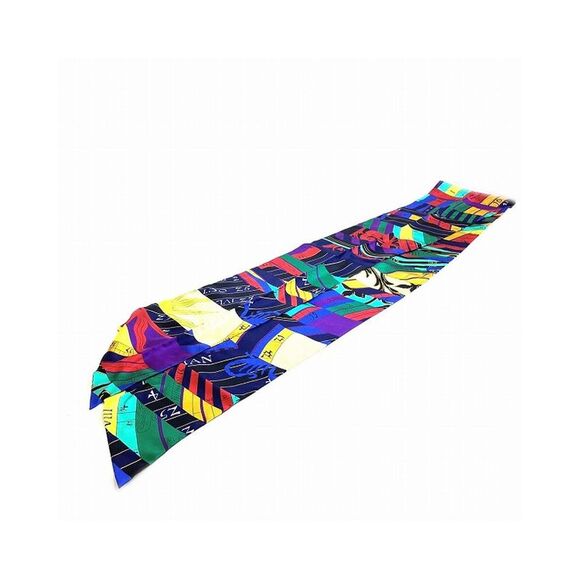 Pre Loved Hermes Silk Twilly Scarf in Pristine Condition - Picture 7 of 8